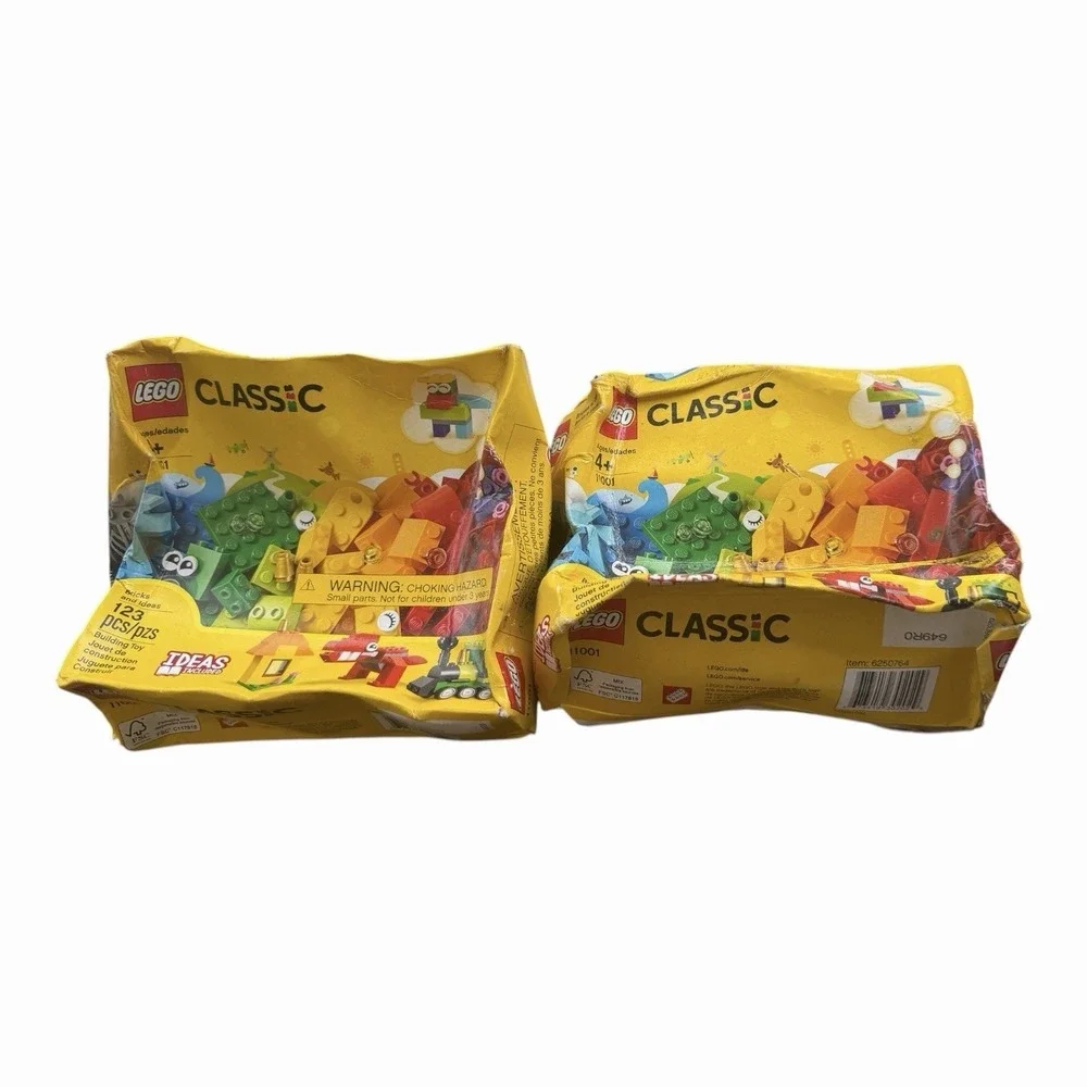 2 NEW BOXES of Lego Classic Bricks 1101 Building Toy Ugly Box